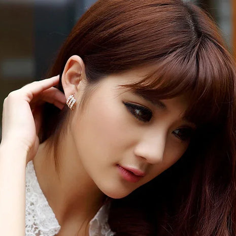 Temperament personality, wild earrings, earrings, earrings, simple