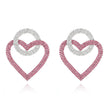 Fashion peach Heart Accessories Earrings