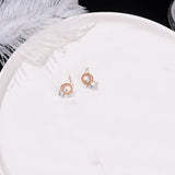 Simple and Compact Titanium Steel Earrings