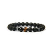 Tiger Eye Stone Volcanic Stone Bracelet Men's Bracelet