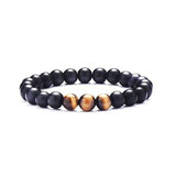 Tiger Eye Stone Volcanic Stone Bracelet Men's Bracelet