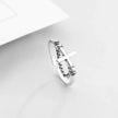Simple Stacking Combination Ring Female 925 Sterling Silver