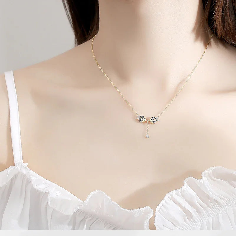 Dainty Zircon Pendant Necklace