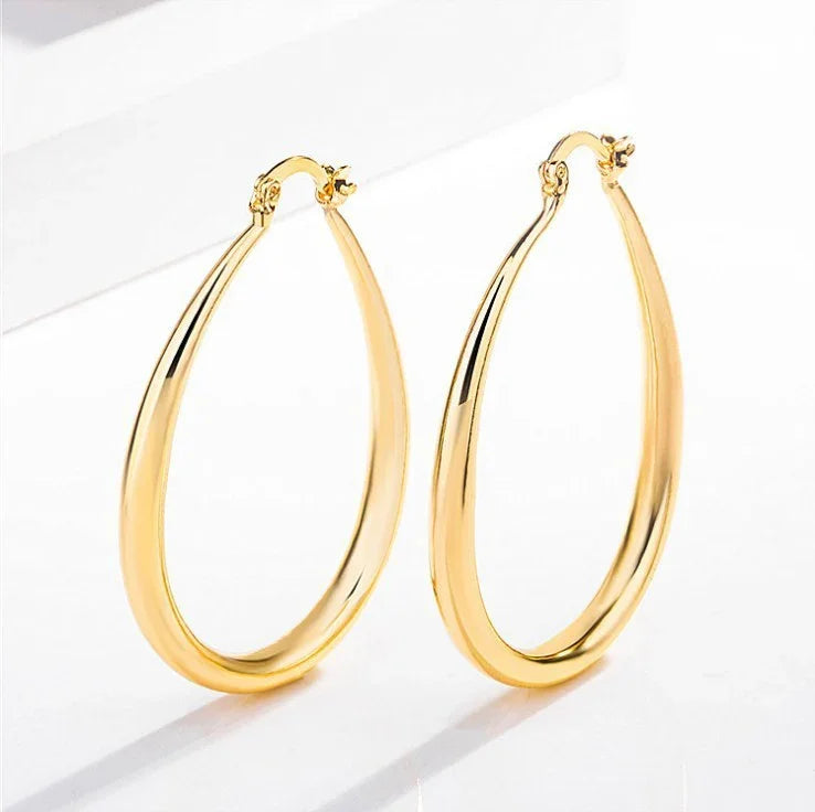 Geometric oval earrings earrings earrings