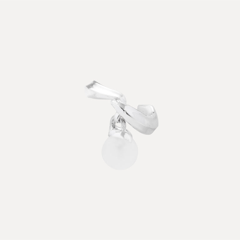 18K Gold Plated Sterling Silver Pearl Drop Earrings
