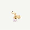18K Gold Plated Sterling Silver Pearl Drop Earrings