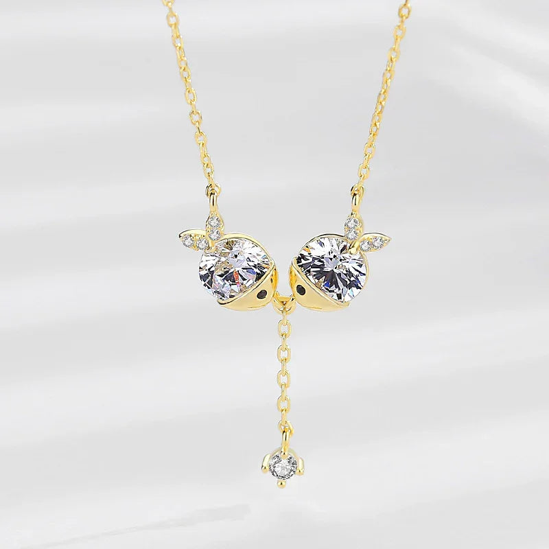 Dainty Zircon Pendant Necklace