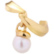 18K Gold Plated Sterling Silver Pearl Drop Earrings