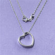 Fashion Temperament Heart Necklace Woman