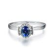 Jewelry 18k Gold Natural Sapphire Women's Ring
