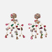Earrings Colorful Diamond Earrings Colorful Crystal Earrings